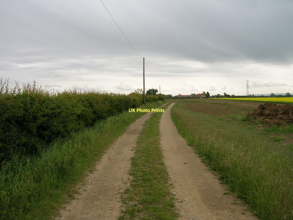 Photo 6"x4" Track to Sleights Farm Barton-le-Street c2011