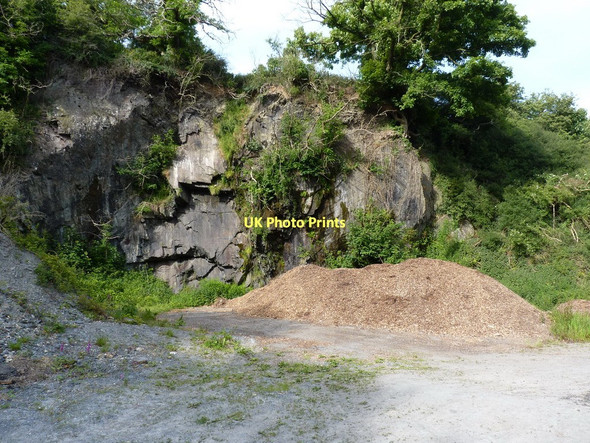 Photo 6"x4" Disused quarry at Felinf\u00c3\u00a2ch Penparc\/SN2148 c2011