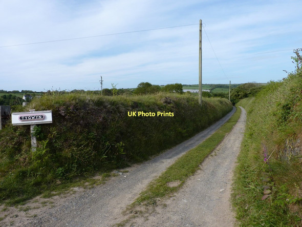 Photo 6"x4" Entrance to Tygwyn Farm Penparc\/SN2148 c2011