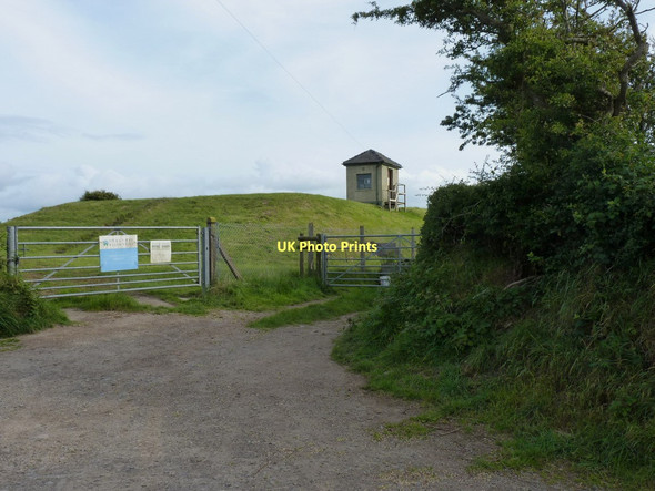 Photo 6"x4" Covered reservoir on Tremain Hill Penparc\/SN2148 c2011