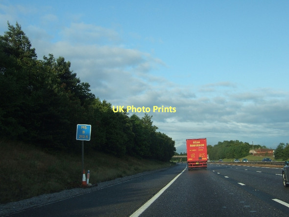 Photo 6"x4" M5 east of Taunton Deane services Dipford c2011