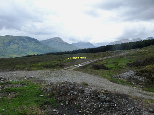 Photo 6"x4" Track junction at Airigh na Caillich Coulin Lodge c2011