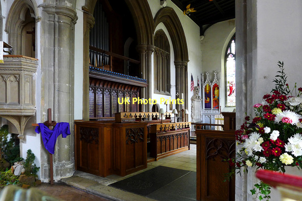 Photo 6"x4" Choir stalls, St. Andrew the Apostle, Ampthill Ampthill c2011