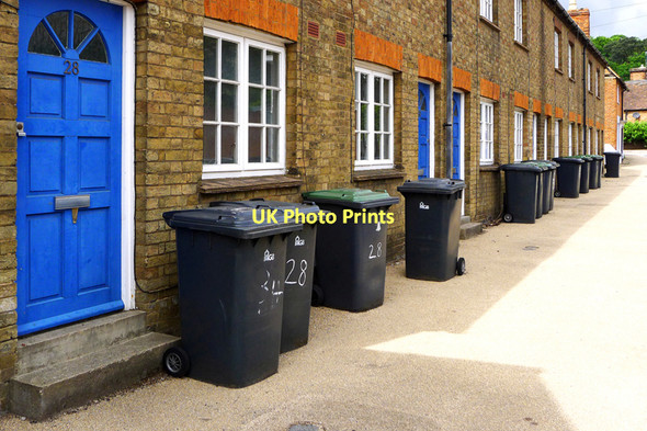 Photo 6"x4" Dustbin Day, Bedford Street, Ampthill Ampthill c2011