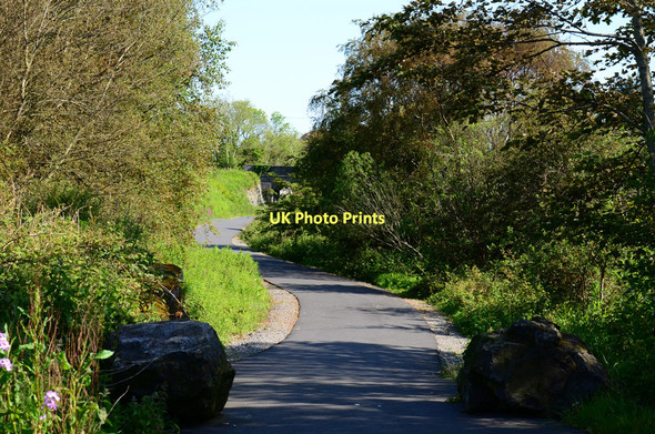 Photo 6"x4" Start of cycle path - Benderloch Benderloch\/NM9038 c2011