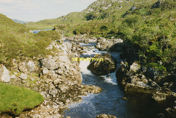 Photo 6"x4" Rapids on the River Kirkaig Falls of Kirkaig c1989