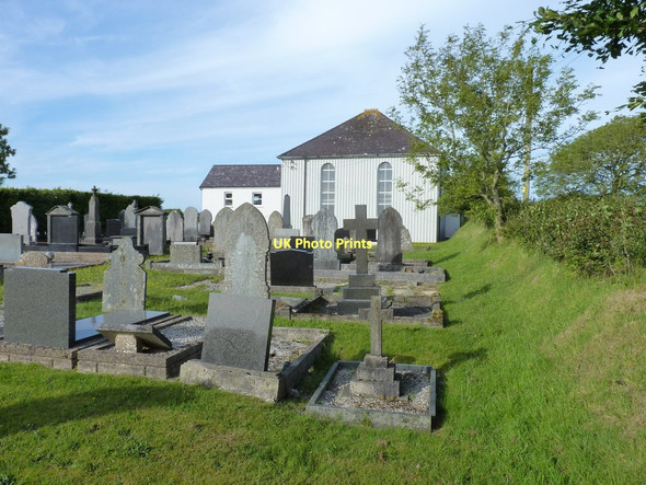 Photo 6"x4" Ffynnonbedr Chapel from the graveyard Penparc\/SN2148 c2011