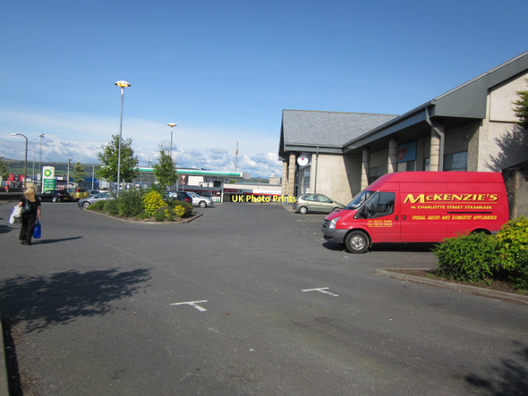 Photo 6"x4" Argos Car Park Stranraer c2011