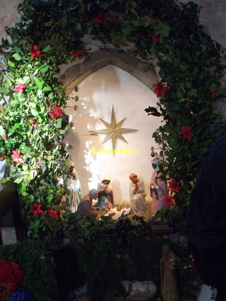 Photo 6"x4" Nativity scene, St. Mary's, Barnham Saxby\/SU9603 c2010
