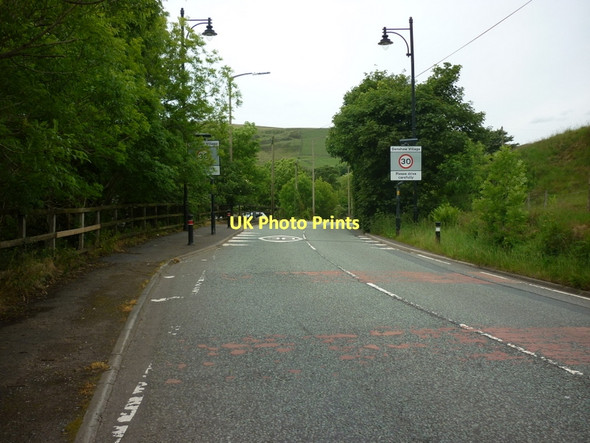 Photo 6"x4" Entering Denshaw on the A640 Denshaw c2011