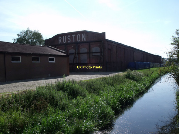 Photo 6"x4" Old Ruston Engineering Works Lincoln c2011
