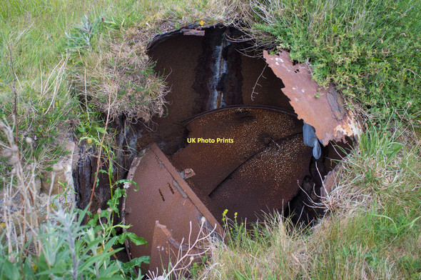 Photo 6"x4" Observation post roof Crail c2011