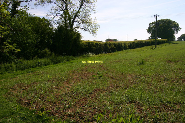 Photo 6"x4" Greenwich Meridian north of Cooksbridge sewage works Cooksbridge c2011