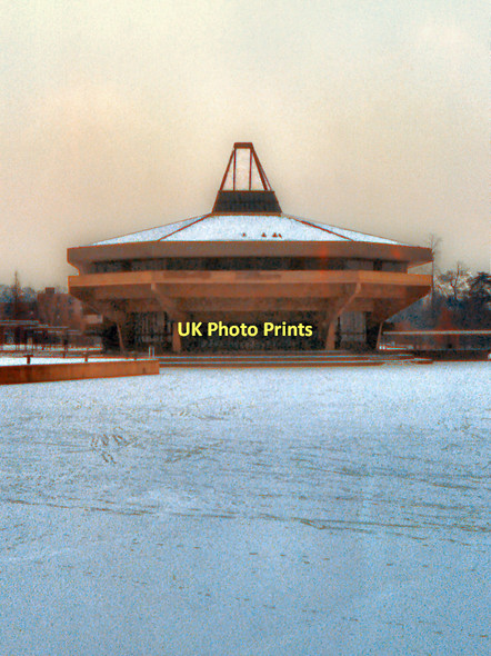 Photo 6"x4" University of York Lake and Central Hall Heslington c1979