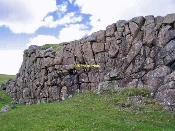 Photo 6"x4" Rock outcrop Portnalong c2011