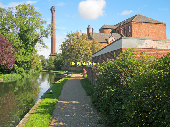 Photo 6"x4" Erewash Canal approaching Springfield Mill Sandiacre c2010