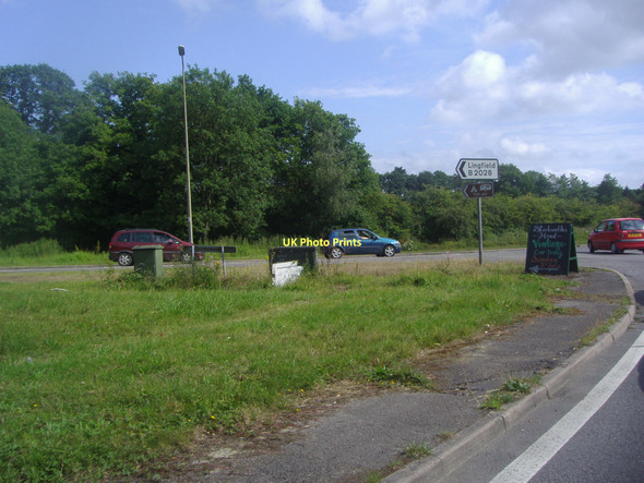Photo 6"x4" Junction of the A22 and B2028, Newchapel Newchapel\/TQ3642 c2011