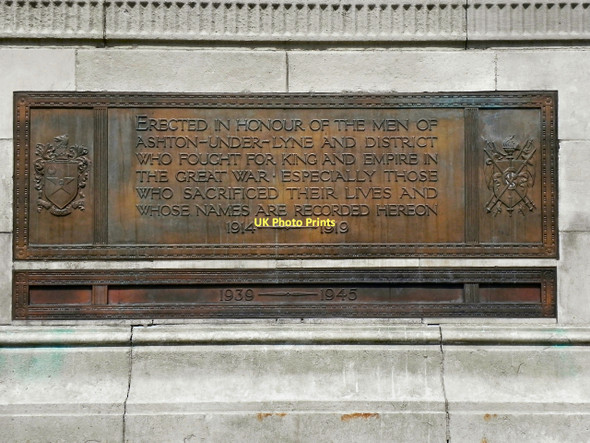 Photo 6"x4" Ashton-Under-Lyne War Memorial -Dedication Ashton-Under-Lyne c2011