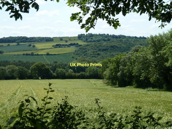 Photo 6"x4" Moss Valley view from Hazelhurst Lane Lightwood\/SK3782 c2011