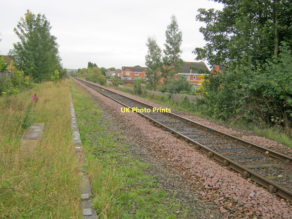Photo 6"x4" Mansfield-to-Nottingham Railway Hucknall c2010
