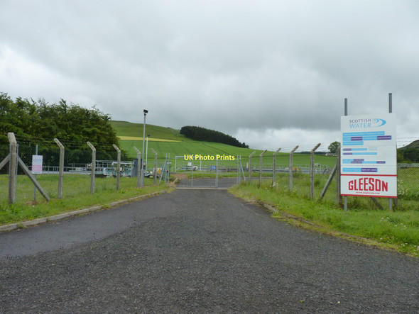 Photo 6"x4" Gate of sewage works Newtyle\/NO2941 c2011