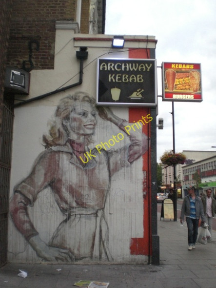 Photo 6"x4" Archway Kebab House, Junction Road N19 Camden Town c2009