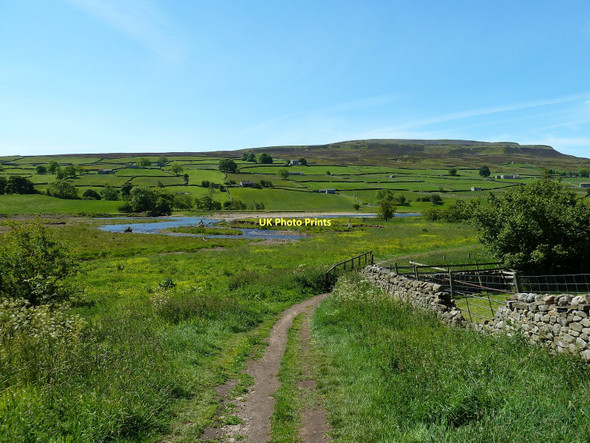 Photo 6"x4" River Swale below Reeth Grinton c2011