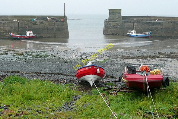 Photo 6"x4" Craster Harbour Craster c2009