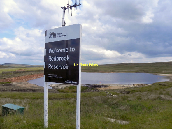Photo 6"x4" Redbrook Reservoir Bleak Hey Nook c2011