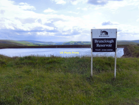 Photo 6"x4" Brunclough Reservoir Bleak Hey Nook c2011 P1