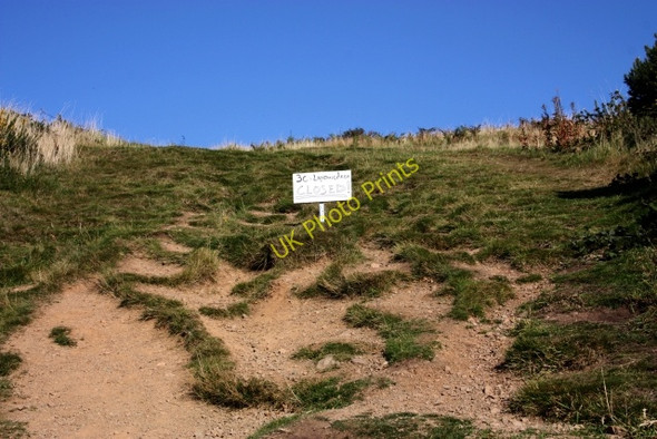 Photo 6"x4" Landing site closed notice Brand Green\/SO7641 c2009