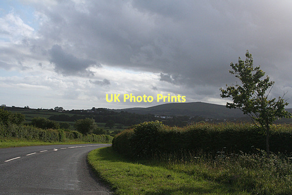 Photo 6"x4" South Brent: the B3372 by Stidston Cross Hillside\/SX7060 c2011