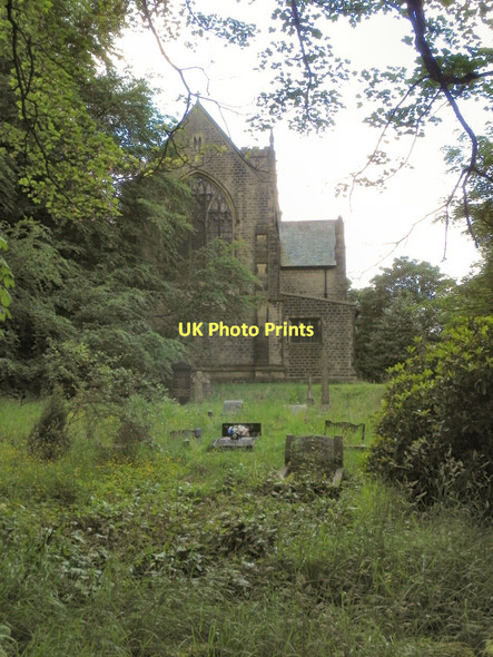 Photo 6"x4" St Bartholomew's Parish Church, Marsden Marsden\/SE0411 c2011