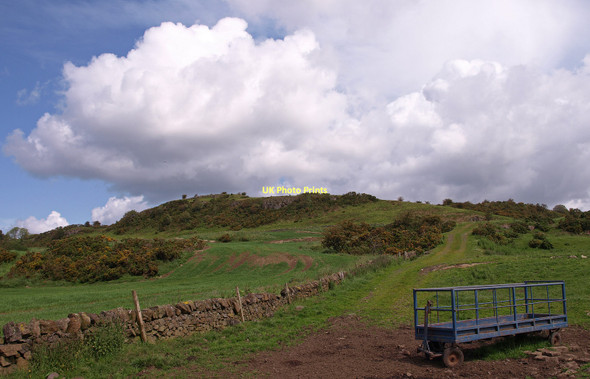 Photo 6"x4" Barscube Hill Langbank\/NS3873 c2011