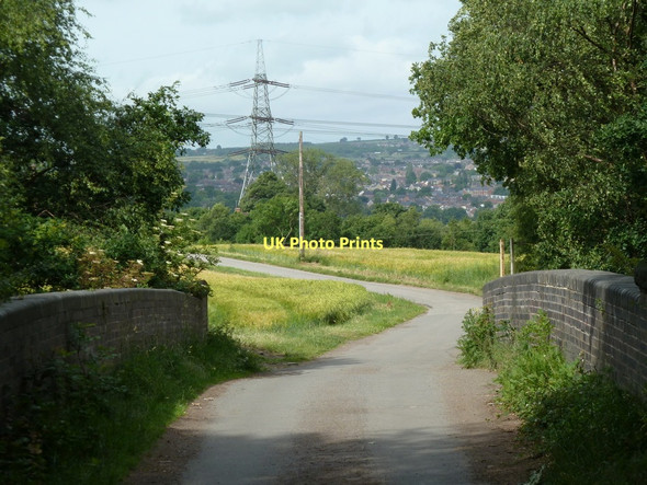 Photo 6"x4" Boiley Lane, eastern railway bridge Westthorpe c2011