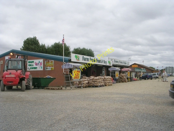Photo 6"x4" Farm Shop on A17 - Holbeach Holbeach c2009
