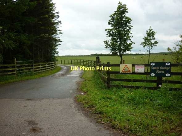 Photo 6"x4" The entrance to Camm Grange Farm, on the A170 Scawton c2011