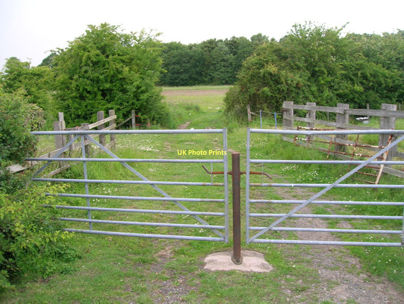 Photo 6"x4" Field entrance off Boat Lane Aldwark\/SE4663 c2011