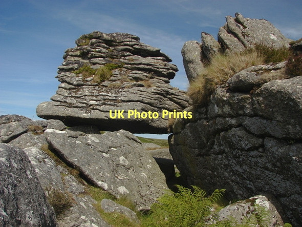 Photo 6"x4" Bonehill Rocks Higher Dunstone c2011