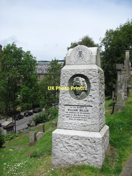 Photo 6"x4" William Miller Memorial Glasgow c2011