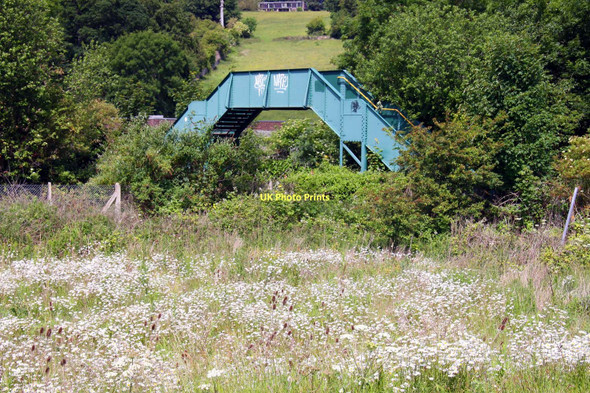 Photo 6"x4" Footbridge over the Bristol to Portbury Dock railway Bower Ashton c2011