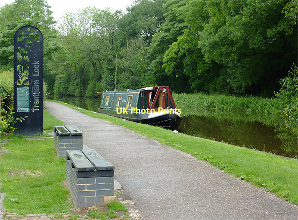 Photo 6"x4" Canal north-west of Trentham Lock, Staffordshire Barlaston c2011