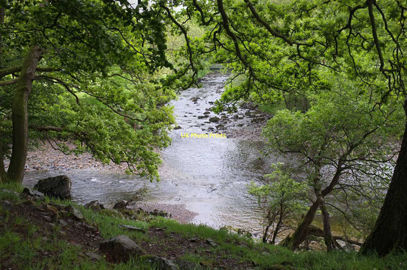 Photo 6"x4" Confluence of the rivers Dee and Rawthey Sedbergh c2011