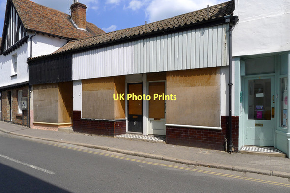 Photo 6"x4" Boarded-up Shops, Strand Street, Sandwich Sandwich c2011