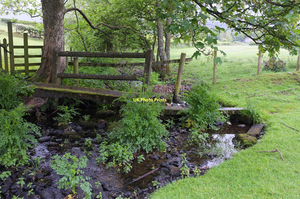Photo 6"x4" The Dales Way crosses Haverah Beck High Oaks\/SD6291 c2011