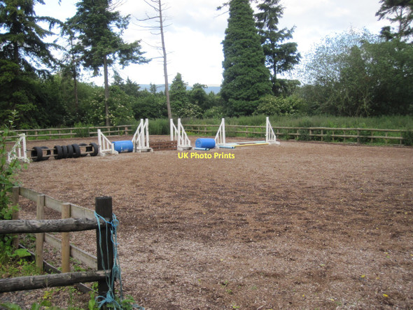 Photo 6"x4" Outdoor riding school on the edge of Bronllys Talgarth\/SO1533 c2011