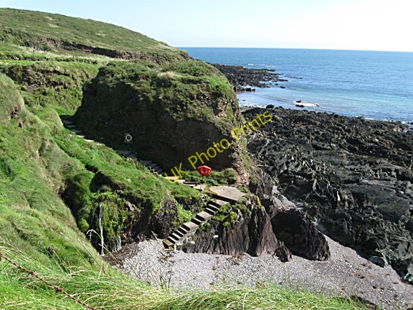 Photo 6"x4" Headland and Steps Ballycotton c2009