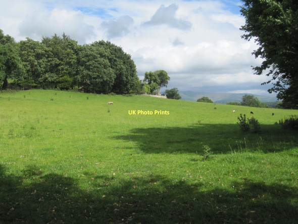 Photo 6"x4" Pasture land, Boughrood Boughrood c2011