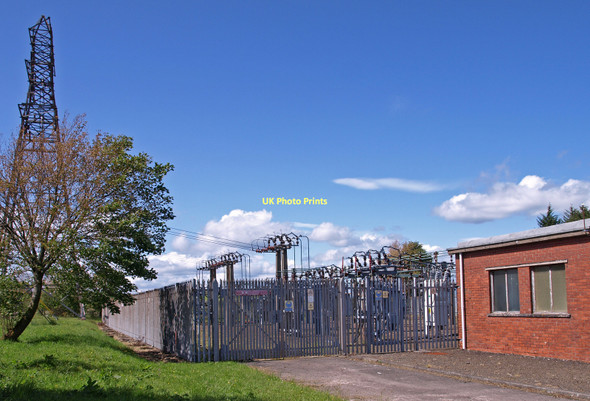 Photo 6"x4" Electrical Sub Station, Devol Moor Port Glasgow c2011