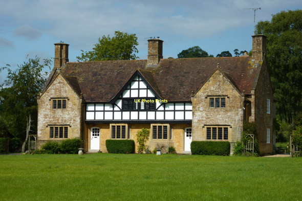 Photo 6"x4" A pair of estate cottages by the Green at Nether Compton Nether Compton c2011